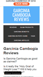 Mobile Screenshot of garciniacambogiazone.com